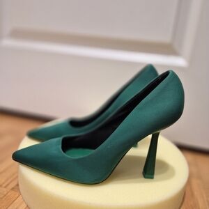 Zara Chic Emerald Heels